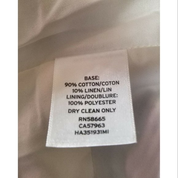 Halogen Open Front V-Neck Jacket, white/ Grey Tweed, Women's Size M - Picture 7 of 7